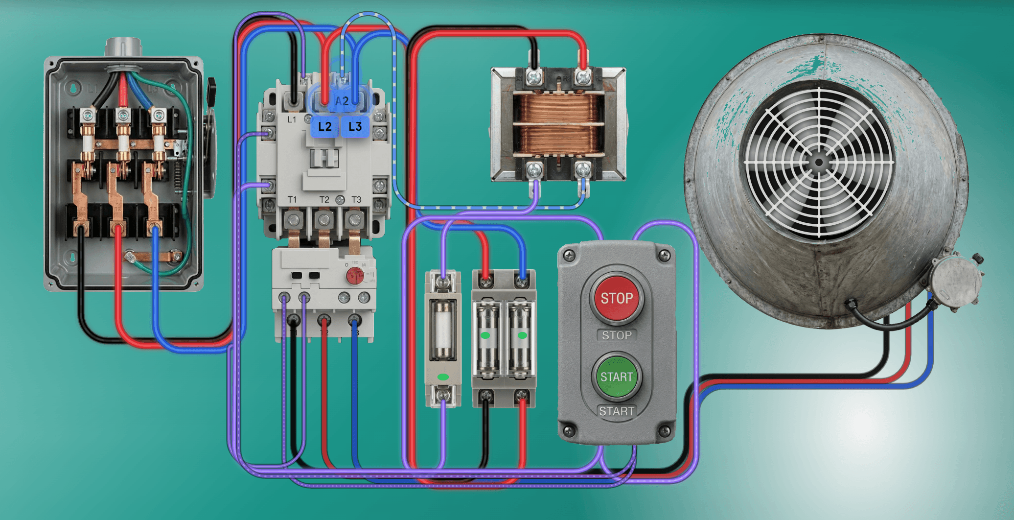 Control Transformer Starter circuit preview
